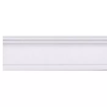 Плинтус потолочный экструдированный R-48, белый, 48х30х2000мм