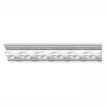 Плинтус потолочный инжекционный СОЛИД С612/80, 45х65х2000 мм, белый