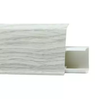 Плинтус Tera, ПВХ, 72 мм, 707 Дуб Кватро