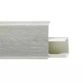 Плинтус Tera, ПВХ, 72 мм, 709 Дуб Джерси