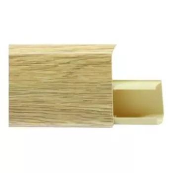 Плинтус Tera, ПВХ, 72 мм, 710 Дуб Окланд