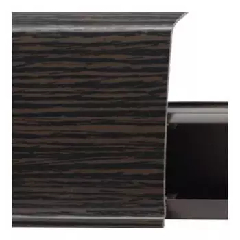 Плинтус Tera, ПВХ, 72 мм, 714 Дуб Этерно