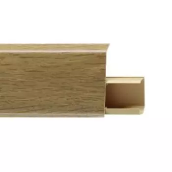 Плинтус Tera, ПВХ, 72 мм, 725 Дуб Натур