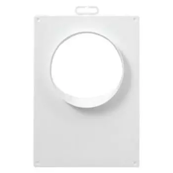 Площадка торцевая с фланцем, 250х180 мм, пластик