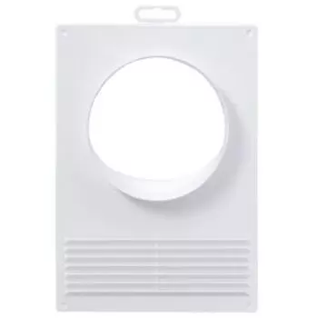 Площадка торцевая с решеткой и фланцем, 250х180 мм, пластик