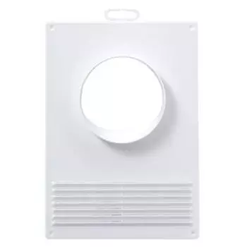 Площадка торцевая с решеткой и фланцем, 250х180 мм, пластик