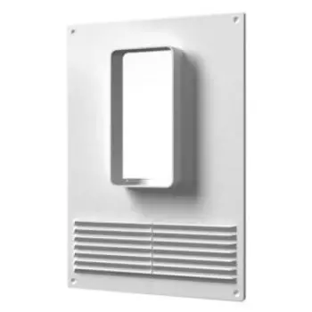 Площадка торцевая вертикальная с фланцем, 205х240 мм, пластик