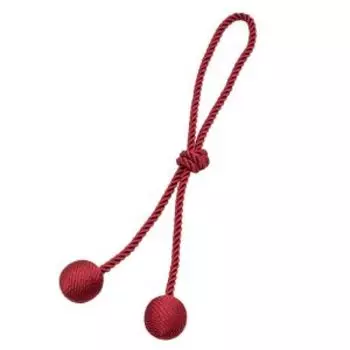 Подхват для штор, 80 см, бордовый