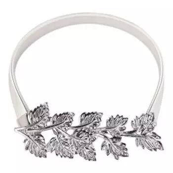 Подхват для штор Арт Узор Ветвь клипс, 23.5 см, серебро