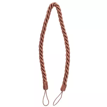 Подхват для штор, длина 57 см, коричневый