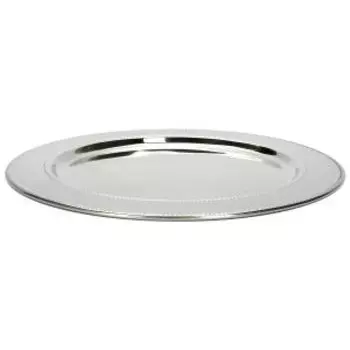 Поднос круглый, 33 см, металл