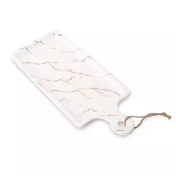 Поднос Marble, 40.7х16.6 см, фарфор