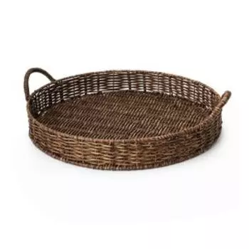 Поднос плетеный, 35 см, полипропилен