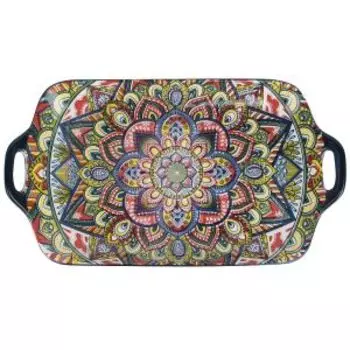 Поднос с ручками Arabesque, 30х16.5 см, фарфор