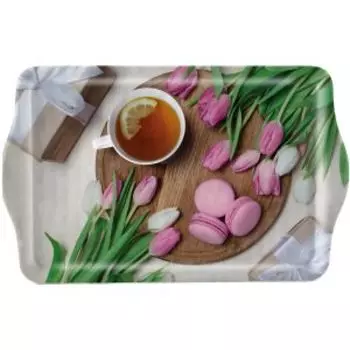 Поднос сервировочный Fantasia, 38.5х24.5 см, пластик