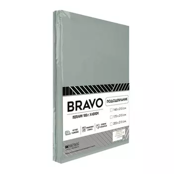 Пододеяльник Браво, 1.5-сп, 145х215 см, поплин, зеленый