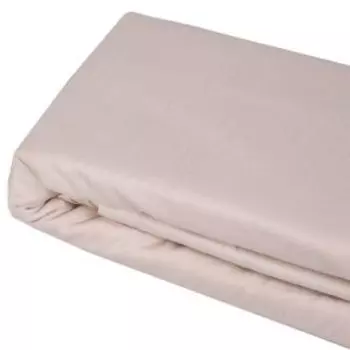 Пододеяльник Домовой, Евро, 200х215 см, сатин, гладье, бежевый