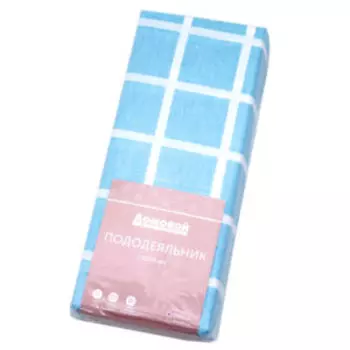 Пододеяльник Домовой, Евро, поплин, клетка