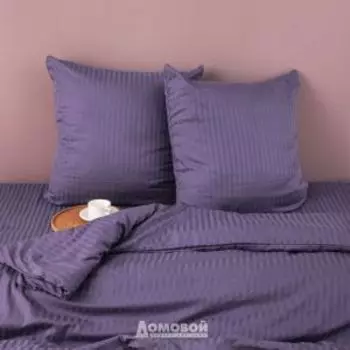 Пододеяльник Домовой Страйп-сатин, Евро, 200х215 см