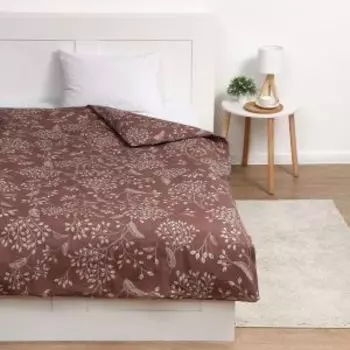 Пододеяльник Экономь и я Барбарис, 147х210 см, бязь, коричневый