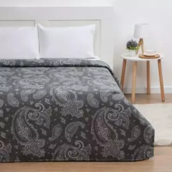 Пододеяльник Экономь и Я Узоры востока, 1.5-сп, 147х210 см, бязь, хлопок 120г/м2, серый