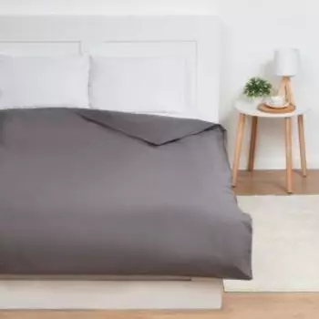 Пододеяльник Этель Серый, Евро, 200х215 см, бязь