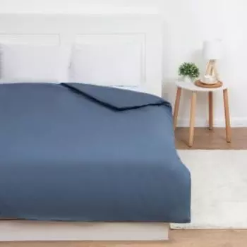 Пододеяльник Этель Синий, Евро, 200х215 см, бязь