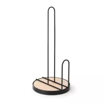 Подставка для бумажных полотенец Blackby, сталь/дерево