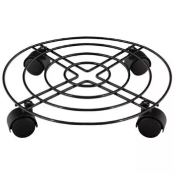 Подставка для горшечных растений на колесиках, 30 см