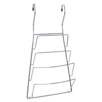 Подставка для крышек навесная мультидом 20х37см, хромированная сталь