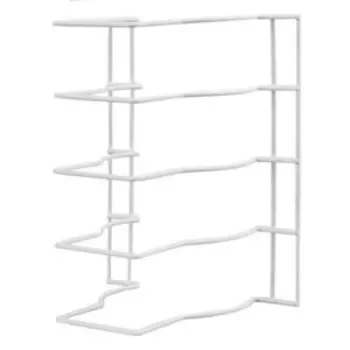 Подставка для крышек вертикальная, 25 х 32 х 21 см, белая, сталь