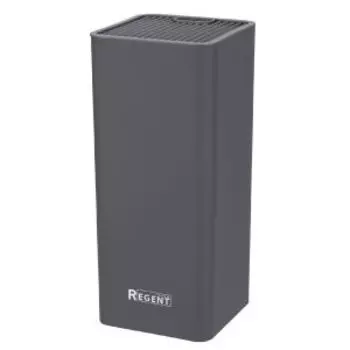 Подставка для ножей и ножниц Block, 23х10 см, пластик, серая