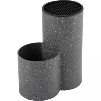 подставка для ножей MARMO 19х11х22см, пластик/резина