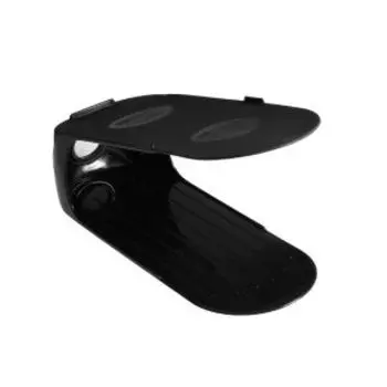 Подставка для обуви Idea, 28х10.5х14 см, 1 секция, пластик, черный