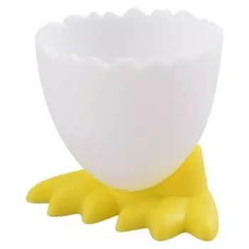 Подставка для яйца Мультидом Пасха с ножками, 4.5х4.6 см, пластик, в ассортименте