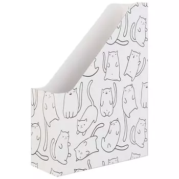 Подставка для журналов Домовой Коты, 7.2х23х30.2 см, складная