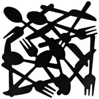 Подставка под горячее Cutlery, 20 см, железо