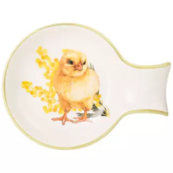 Подставка под ложку Agness Sunday, 15х11.5х2.5, керамика