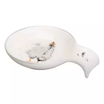 Подставка под ложку Lefard Funny Hens, 15х11.5х2.5 см, керамика