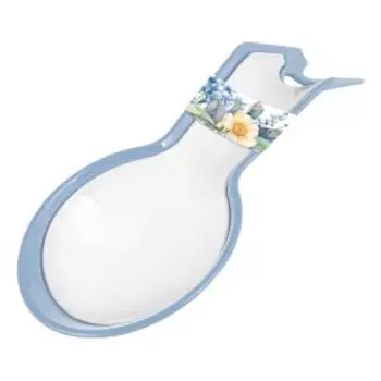 Подставка под ложку Полимербыт Цветущий сад, 25 см, пластик