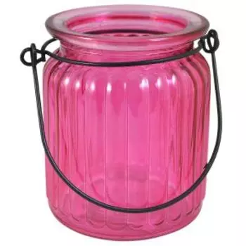 Подсвечник, 8х9 см, стекло, в ассортименте