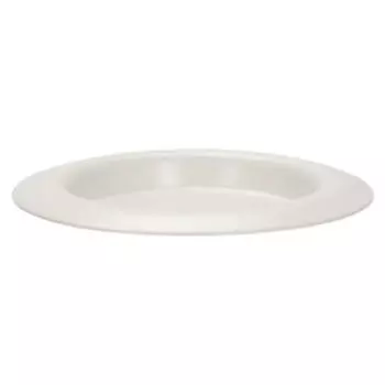 Подсвечник Чашка, 9.4х1.2 см, металл, белый