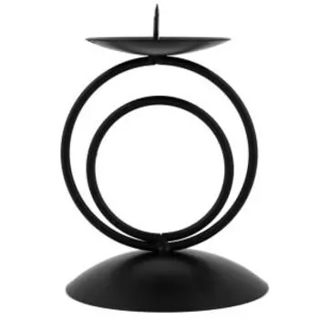 Подсвечник Круги, 5.5х8х10.5 см