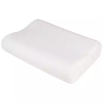 Подушка анатомическая Домовой Волна Большая, 53х38х12(14) см, наполнитель ППУ, чехол п/э 100%