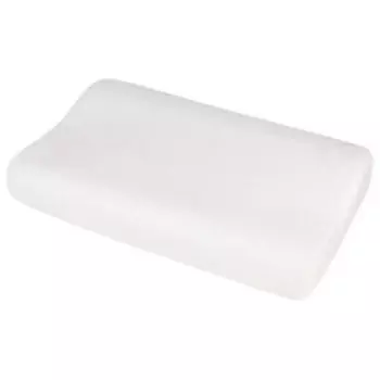 Подушка анатомическая Домовой Волна Малая, 50х30х8(11) см, наполнитель ППУ, чехол п/э 100%