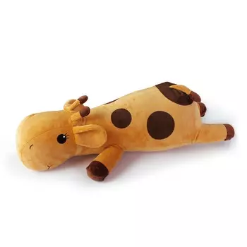 Подушка-антистресс Жираф, 65х20 см, бежевый