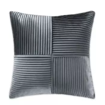 Подушка декоративная Estia Ромина, 45х45 см, п/э, серый