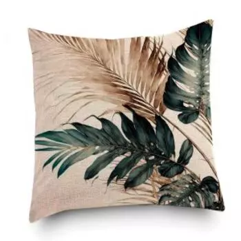 Подушка декоративная Grand Style Рис №1, 45х45 см, рогожка, фотопечать