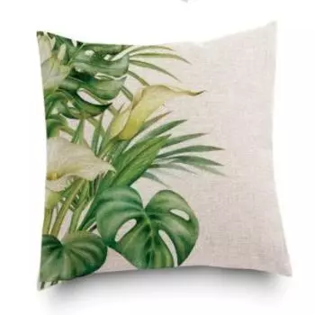 Подушка декоративная Grand Style Рис №2, 45х45 см, рогожка, фотопечать