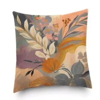 Подушка декоративная Grand Style Рис №3, 45х45 см, рогожка, фотопечать